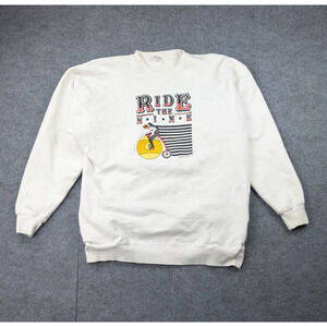 Vintage Ritz Sweatshirt Mens XL Pool Ride The Nine Billiards Novelty 80s Winning